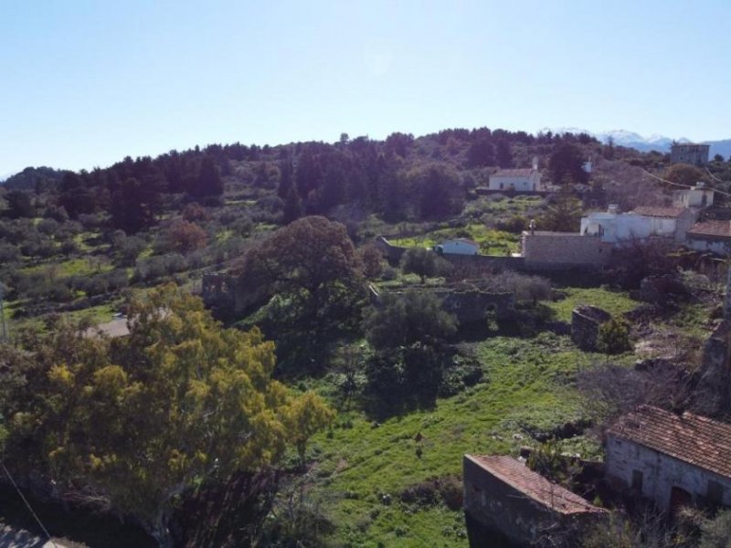 Sellia Chania Einzigartiges Grundstück mit Meerblick zum Verkauf in Sellia Grundstück kaufen